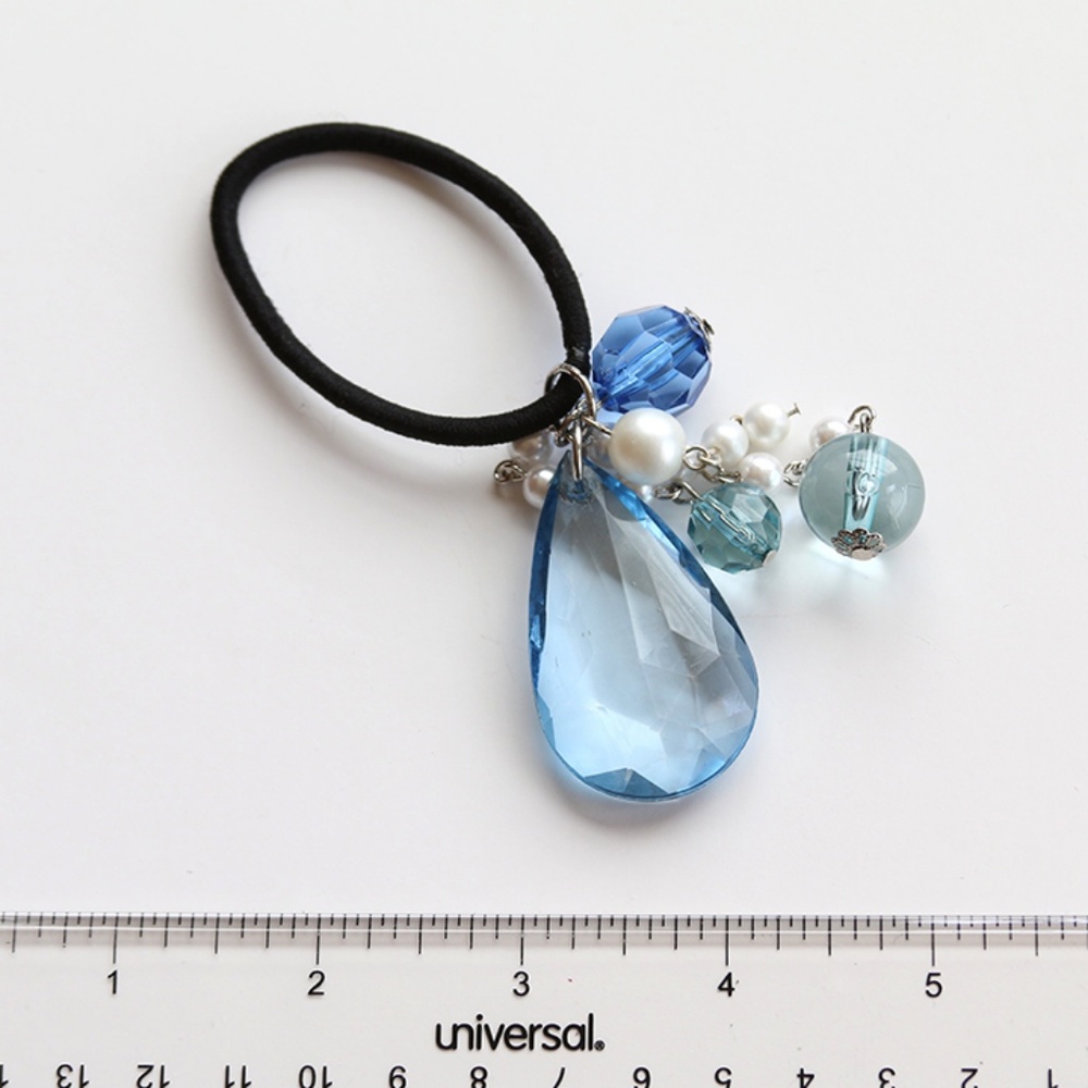 CRYSTAL BLUE Hair Accessories - Set of 4 - Picture 2 of 7